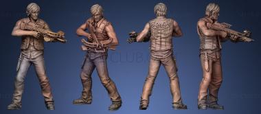 3D model Daryl Dixon (STL)